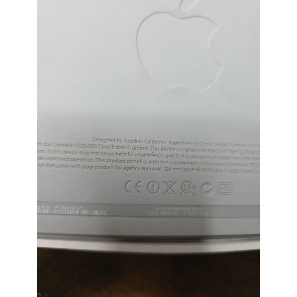 Apple AirPort Extreme Base Station 2nd Gen A1143 Wifi Router - Reset - Fast Ship